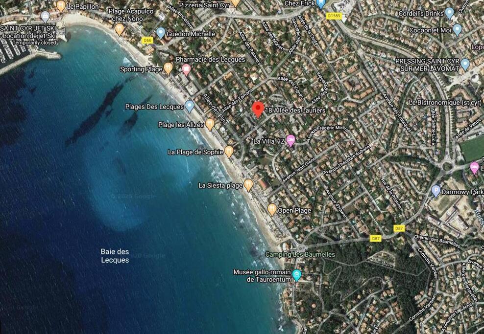 סן-סיר-סור-מר Le Sof Paradis Grand T2 Sur La Plage Des Lecques מראה חיצוני תמונה